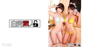 [494SIKA-174]可愛いGカップ巨乳娘2人と神乱交！